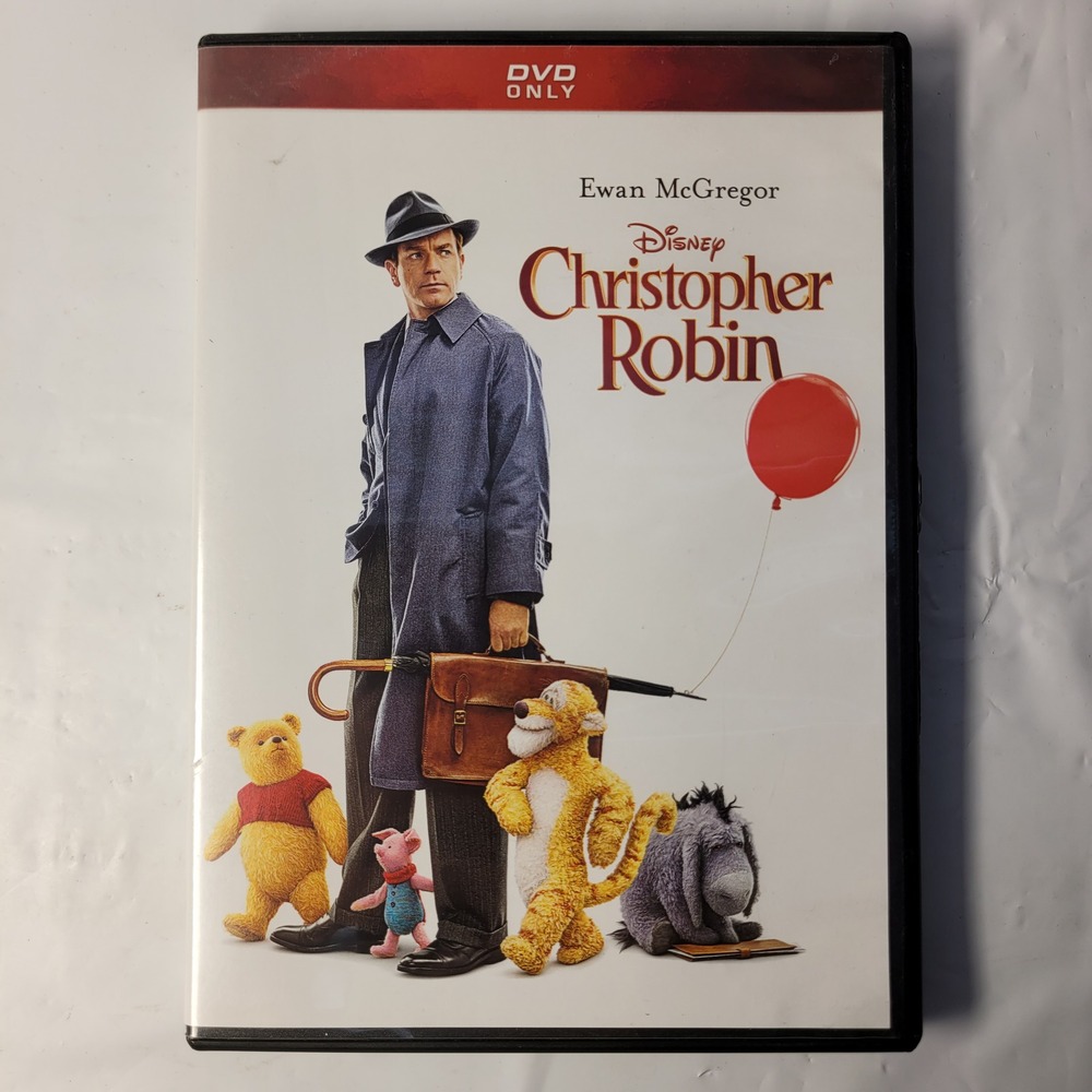 Disney Christopher Robin DVD Kids Family Movie Ewan McGrego Winnie the Pooh 2018